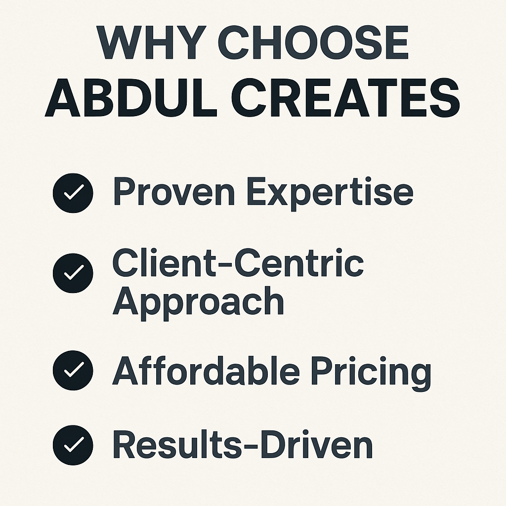 About Abdul Creates – Freelance Web Developer for Hire